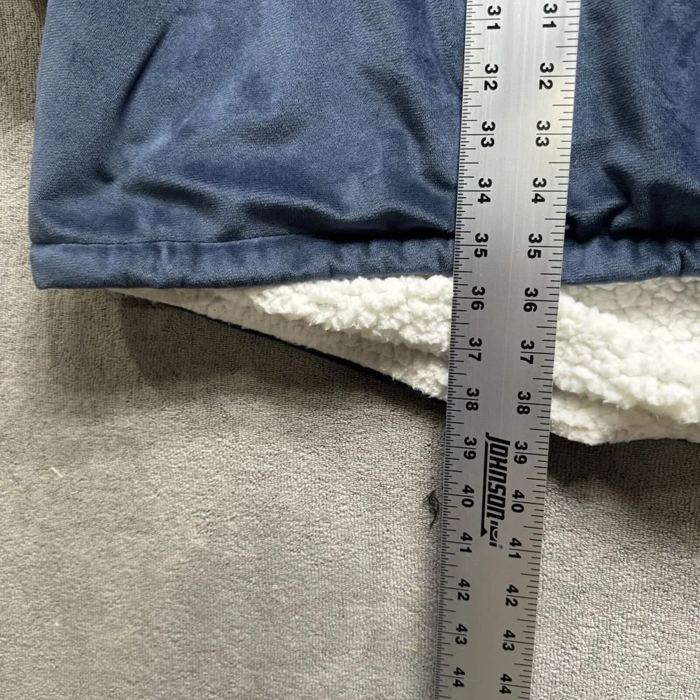 The Comfy Wearable Blanket‎ Hooded Pockets Sherpa Large Hoodie Original Soft